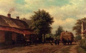 unknow artist European city landscape, street landsacpe, construction, frontstore, building and architecture. 130 oil painting picture